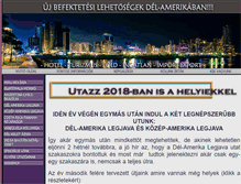 Tablet Screenshot of latinamerika.hu
